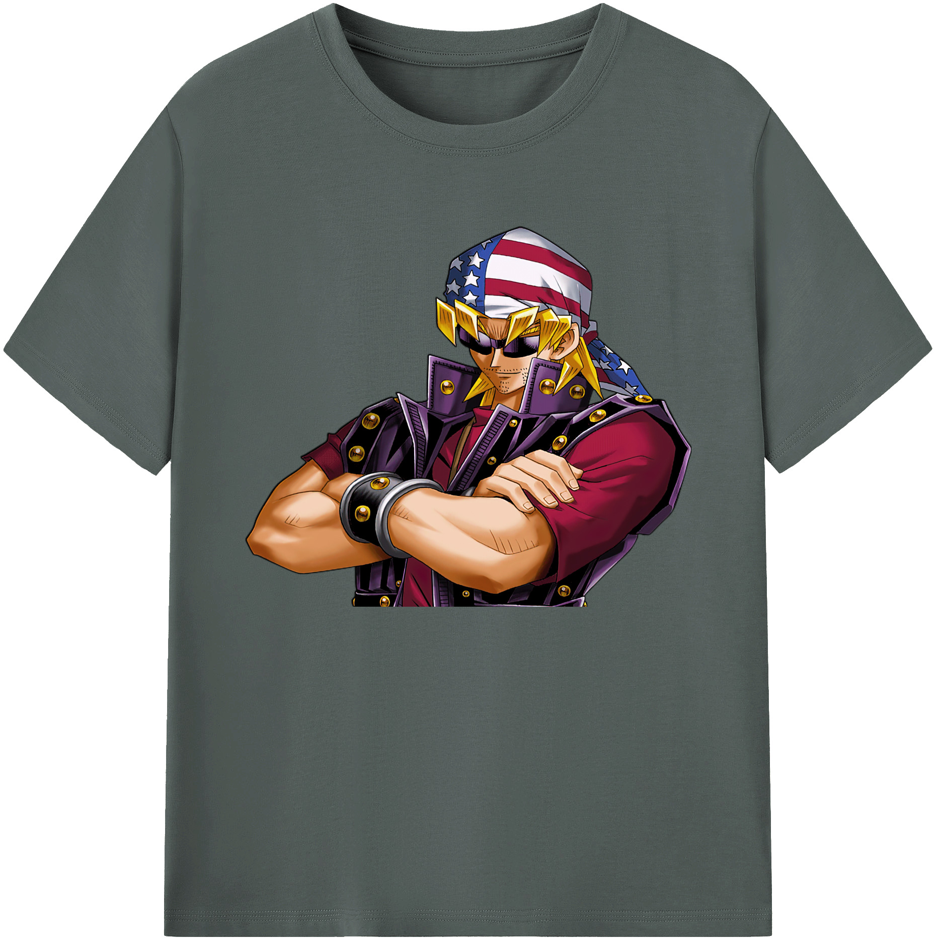 （画像用） 遊☆戯☆王 Yu-Gi-Oh! 綿100％ メンズ半袖Tシャツ｜肌触りやわらか＆通気性